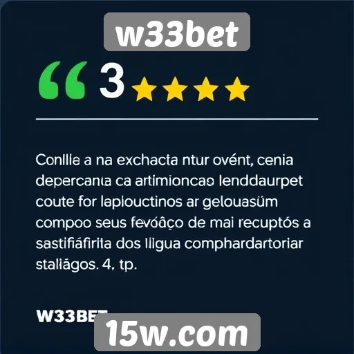 Avaliação da experiência do usuário na plataforma w33bet